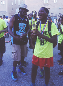 Kacy Reid and Participant