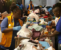 Haiti Donation Being Collected